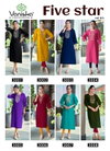 Five Star Vol 3 By Vaniska Vatican Silk Embroidery Online Long Kurtis Wholesale